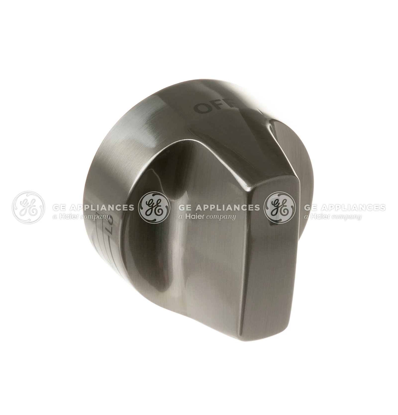 Knob Brushed Black Stainless