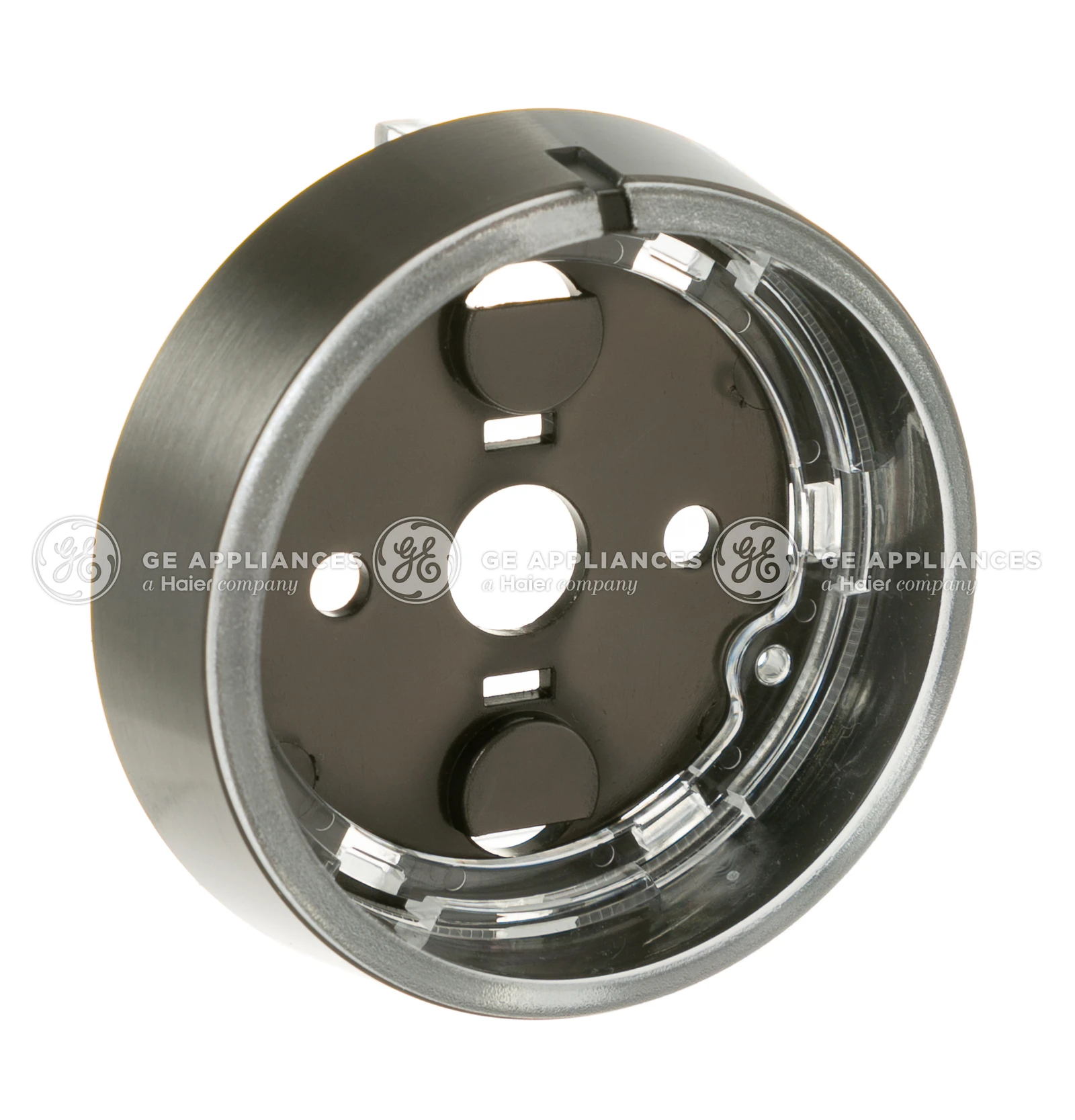 Brushed Black Stainless Steel Knob Bezel