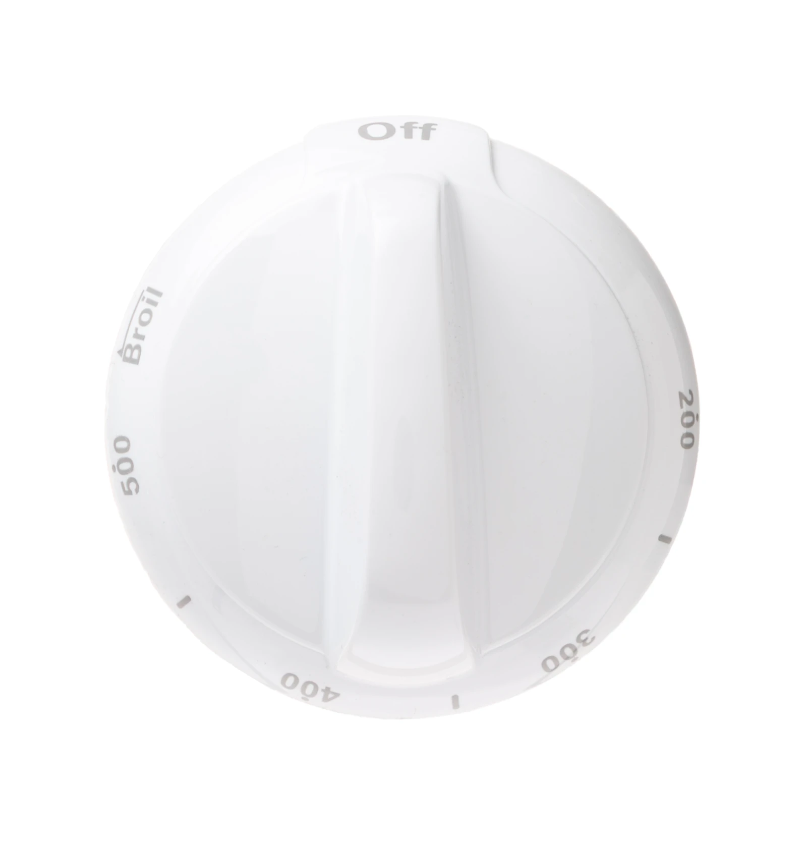 White Thermostat Knob