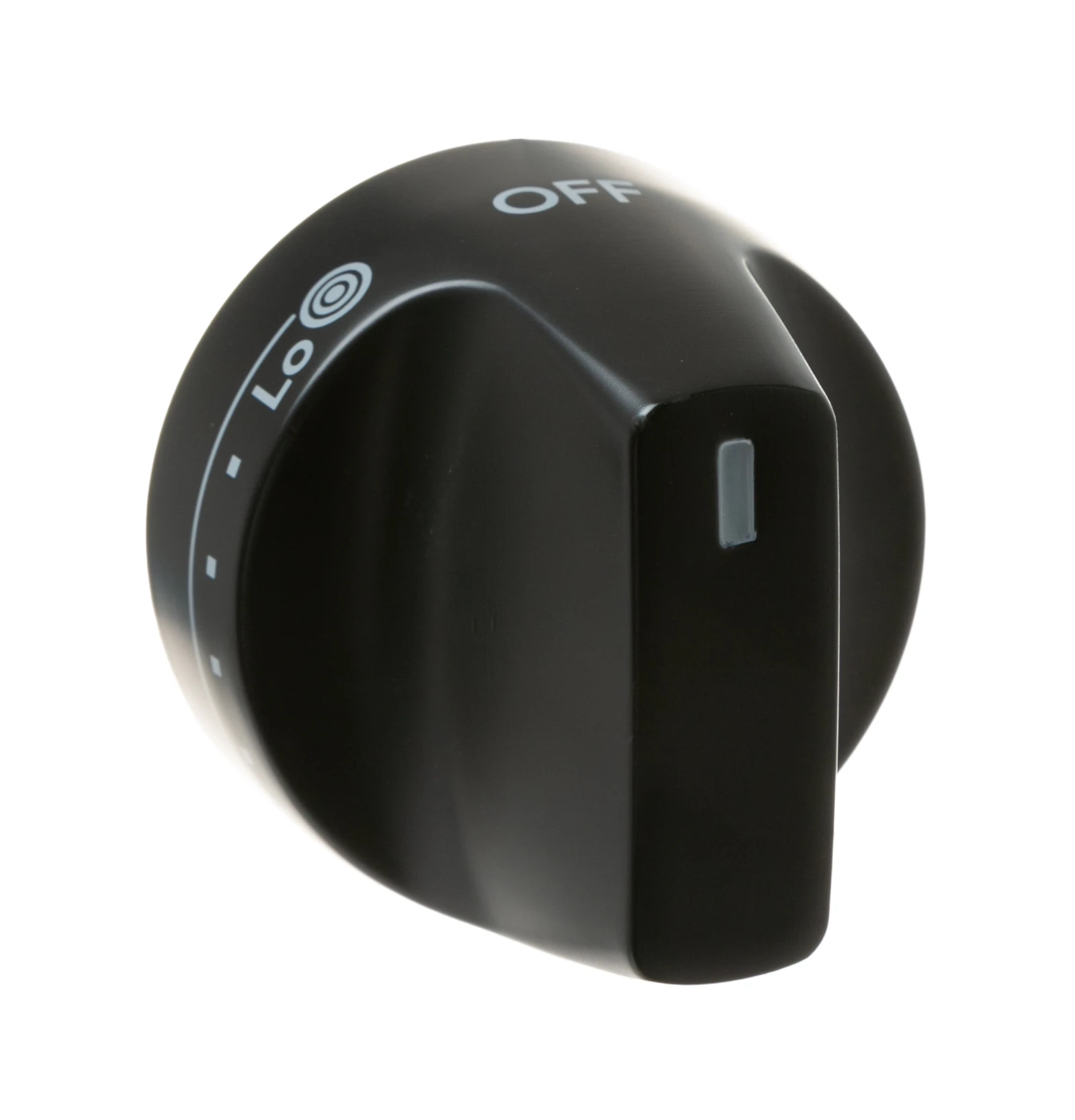 Flat Black Triple Ring Knob