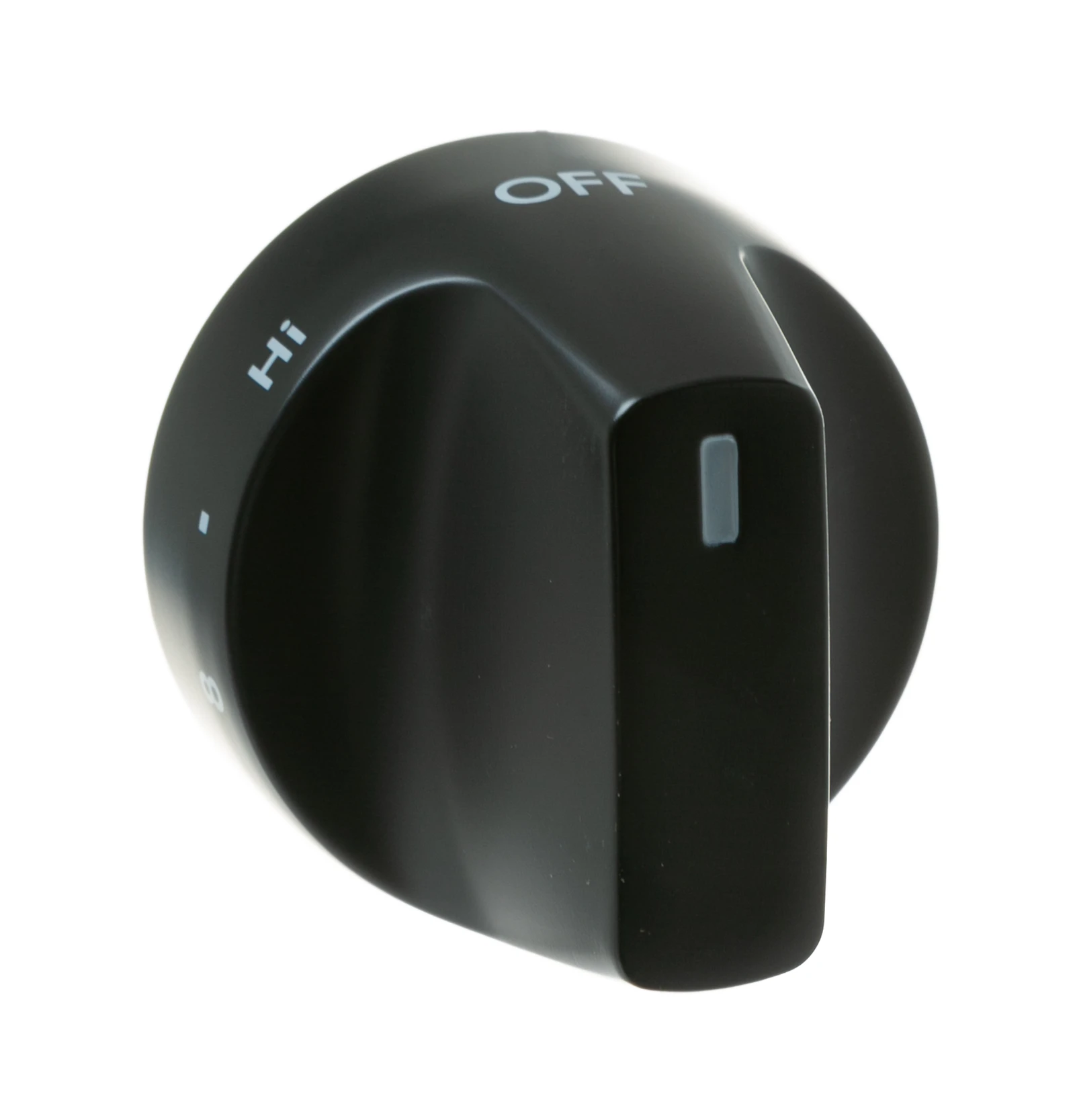 Flat Black Single Element Knob