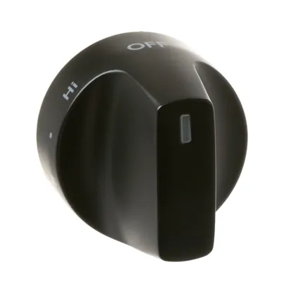 Flat Black Single Element Knob