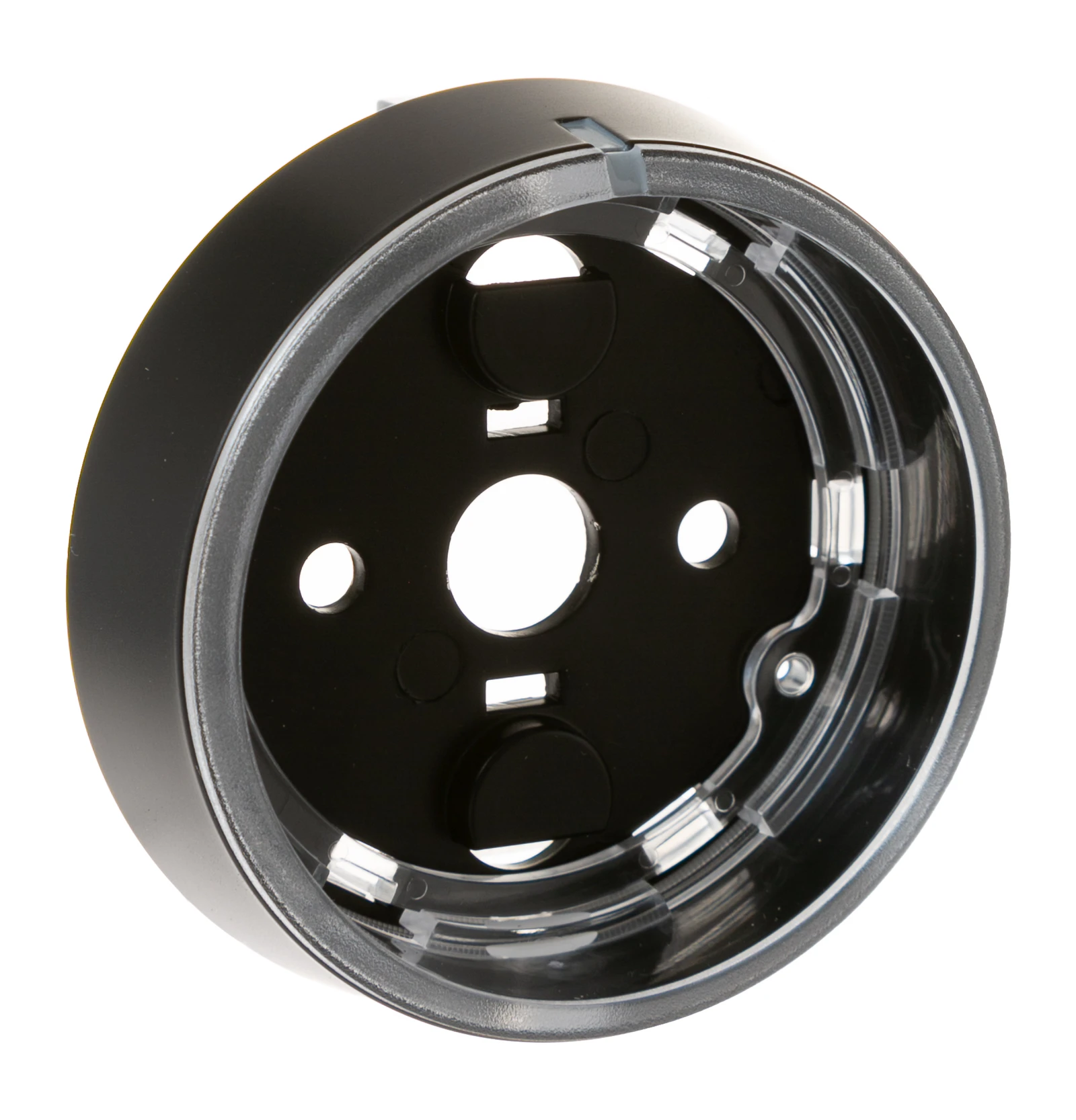 Flat Black Light Bezel Knob