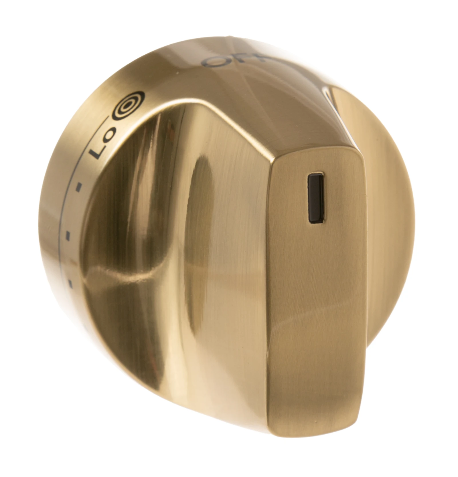 Brushed Brass Knob and Graphics