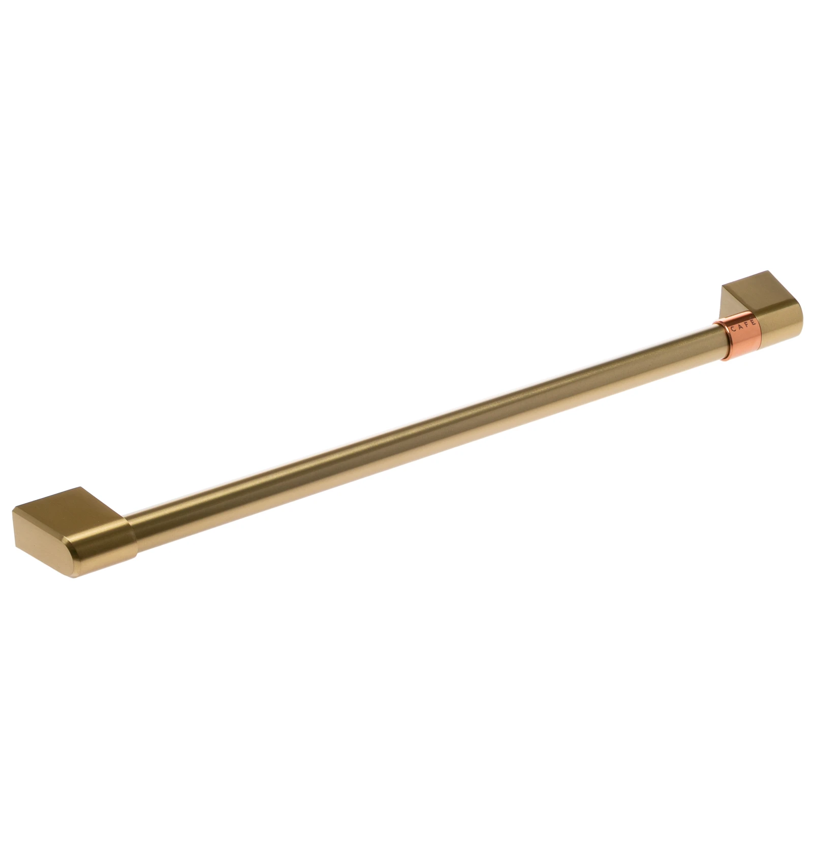 Brushed Brass Handle and Cap Assembly