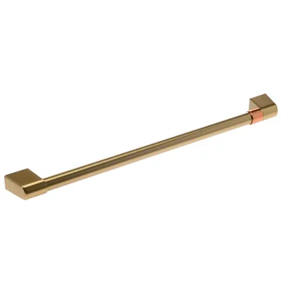 Brushed Brass Handle and Cap Assembly