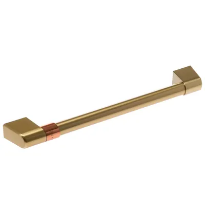 Brushed Brass Handle and Cap Assembly