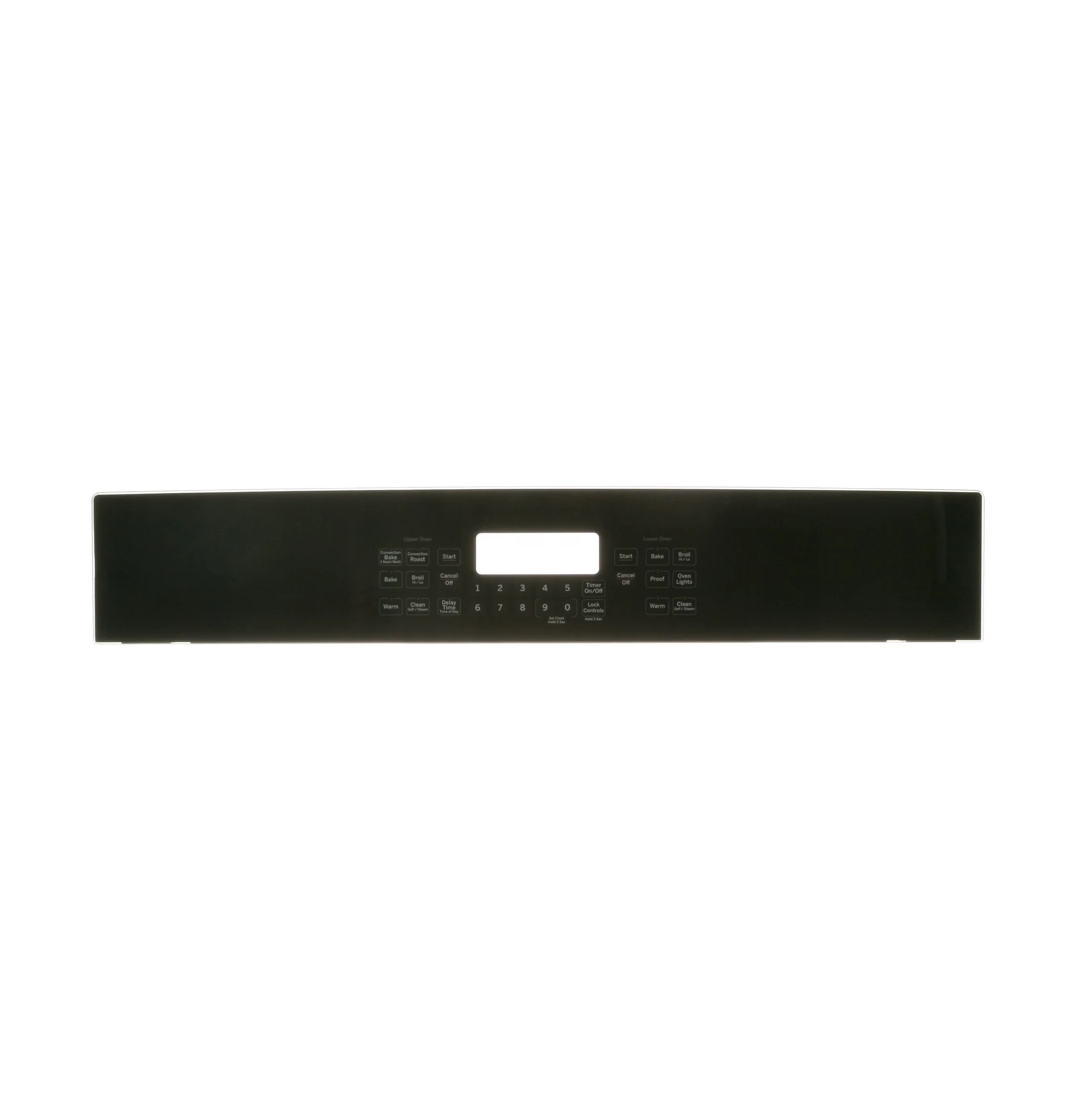Black Control Panel Assembly