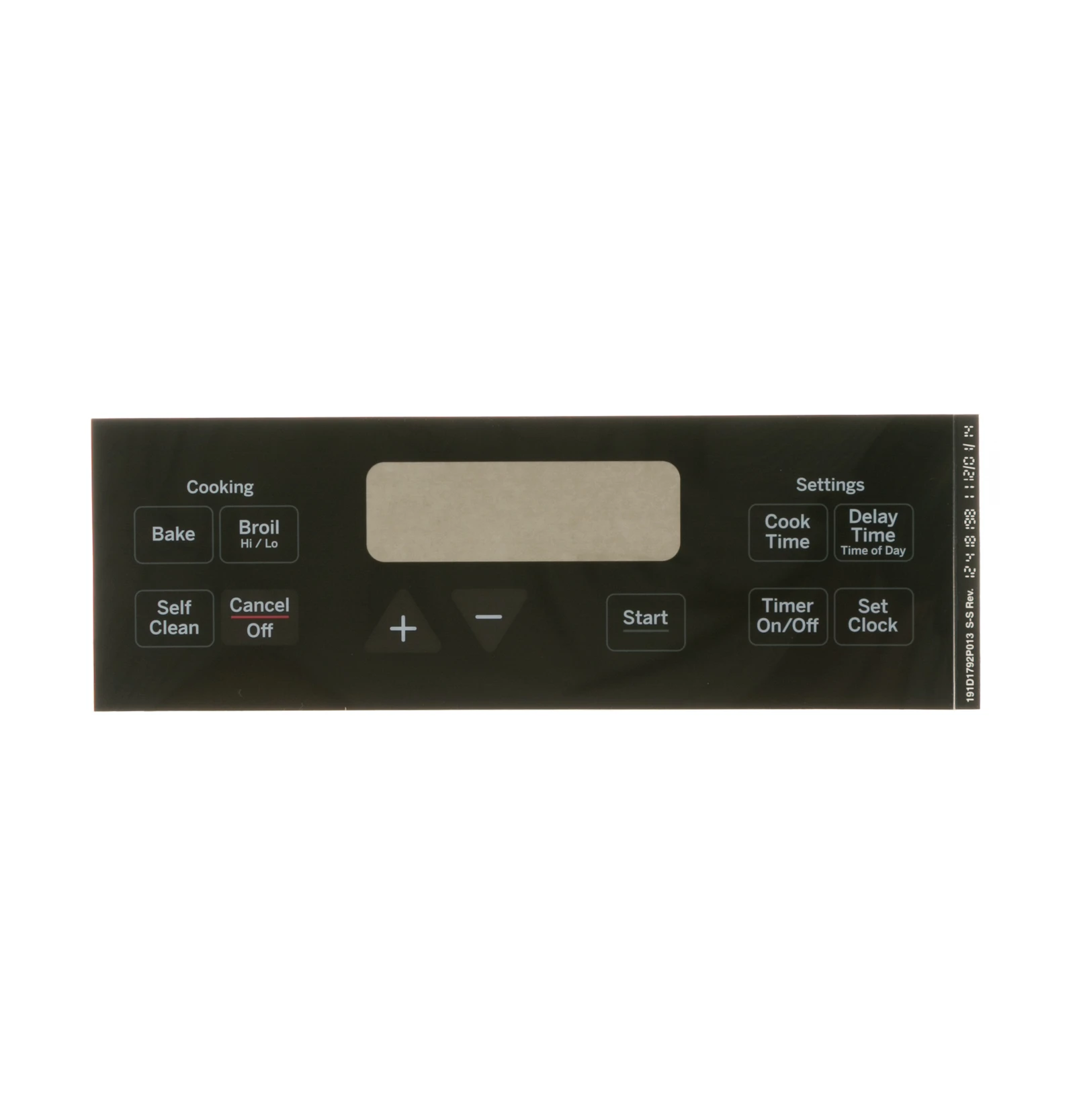 Black Clock Plate