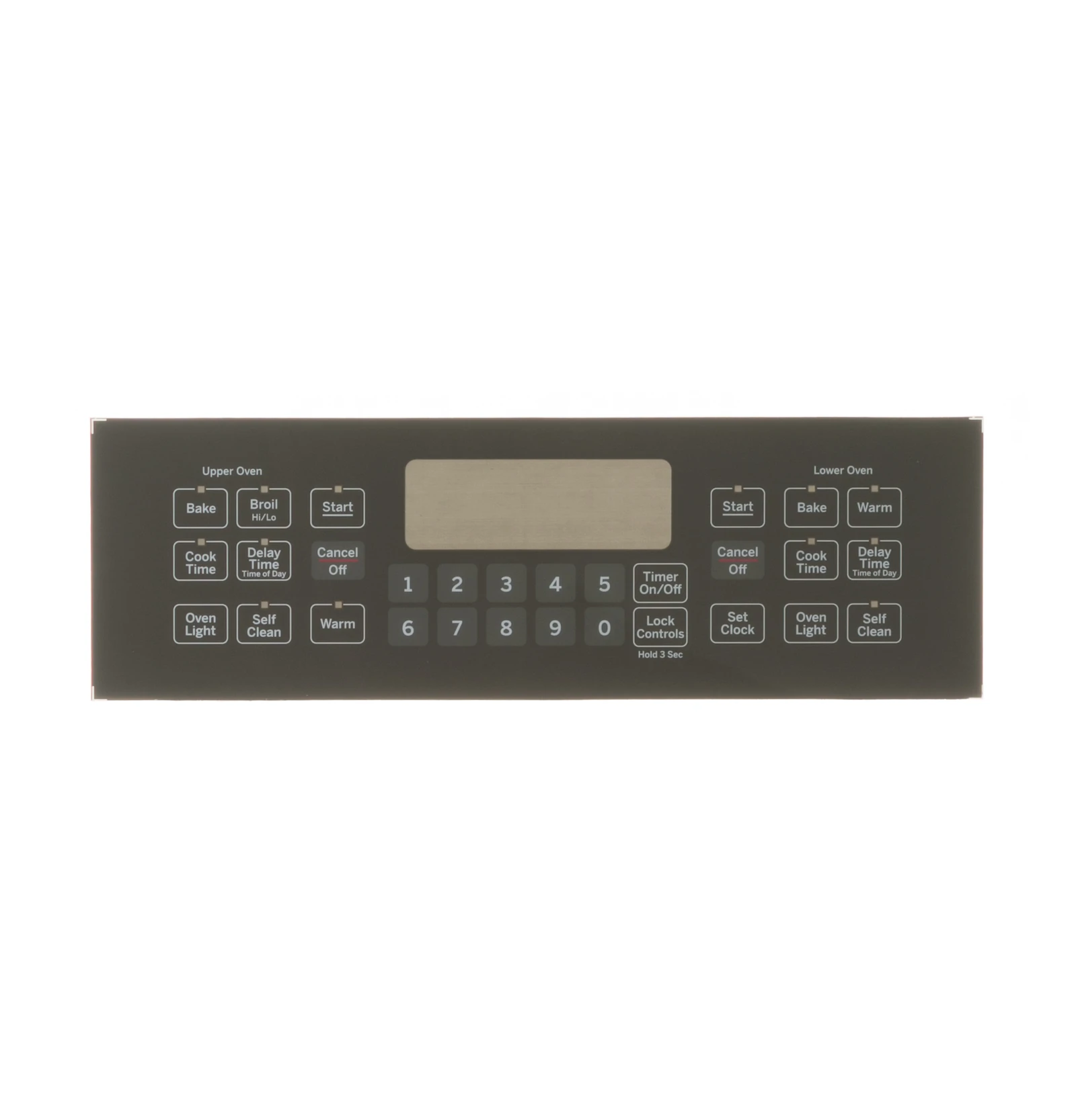 Black Control Panel