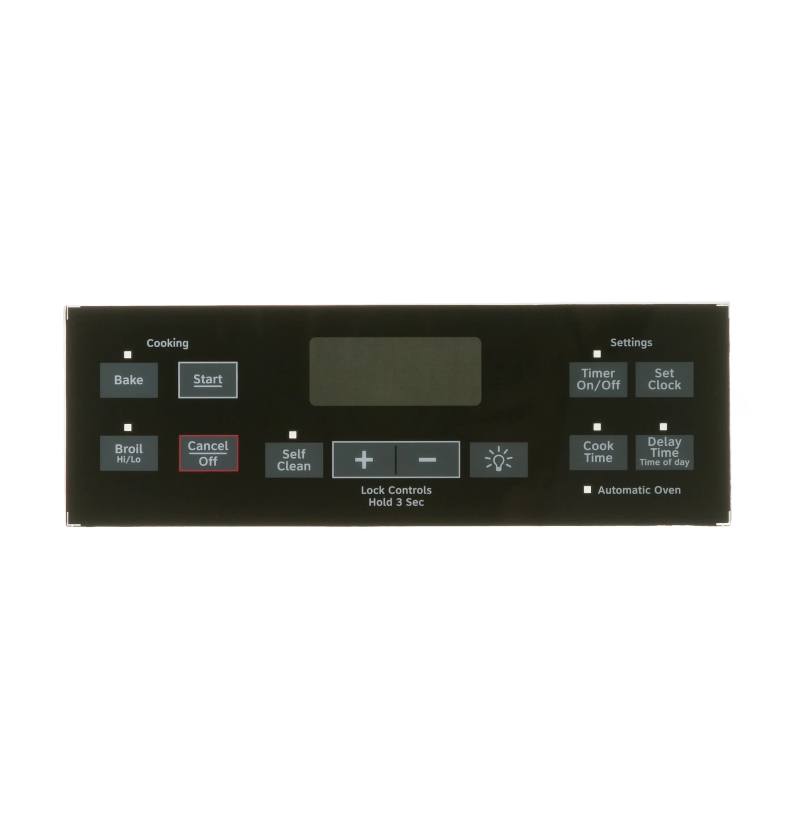 Control Panel Black