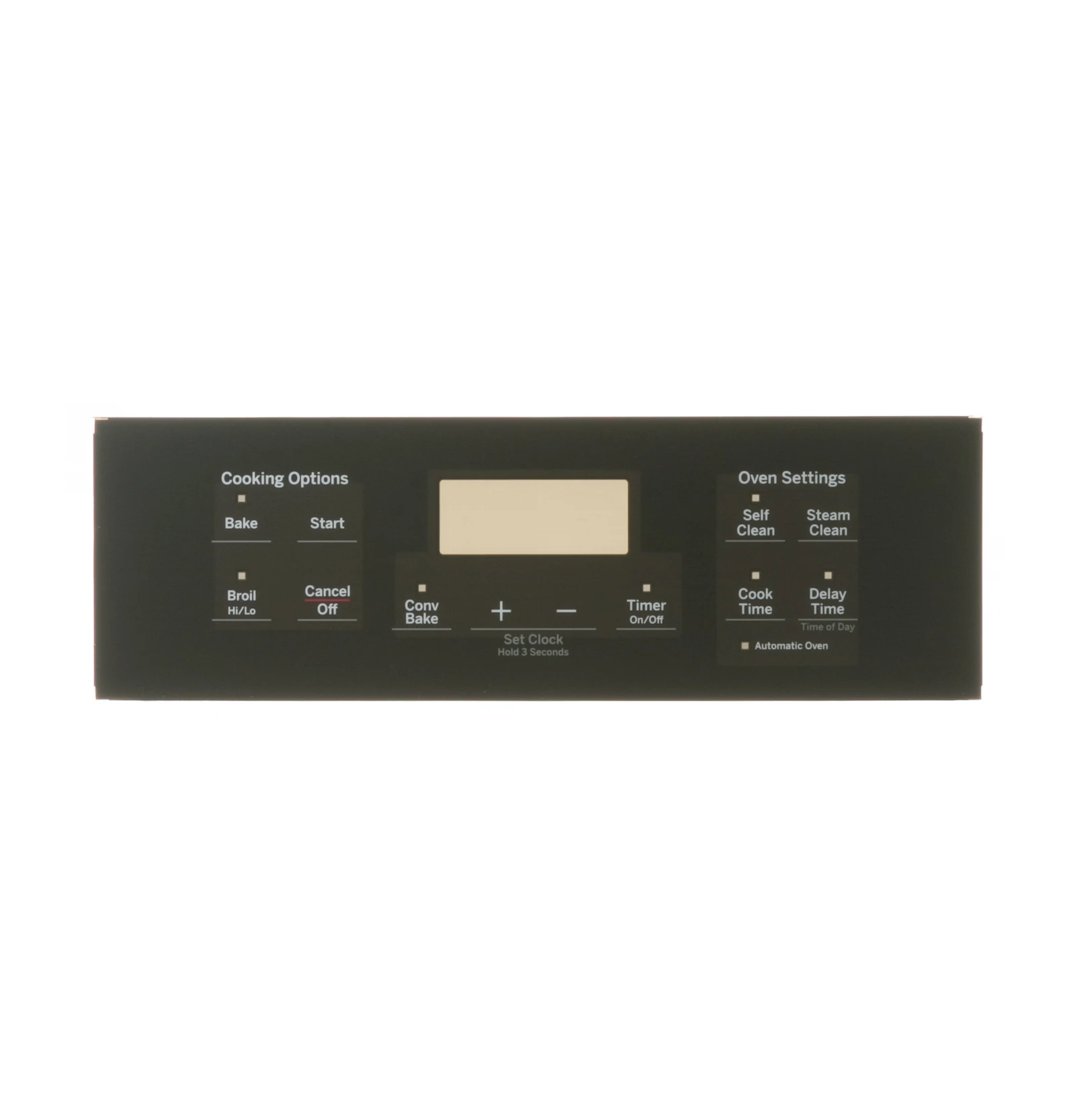 Black Control Panel