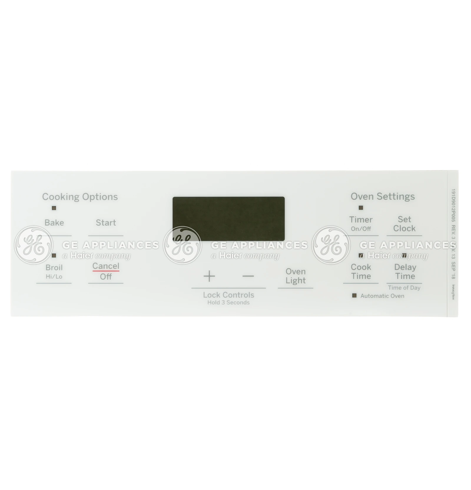 White Faceplate Graphics