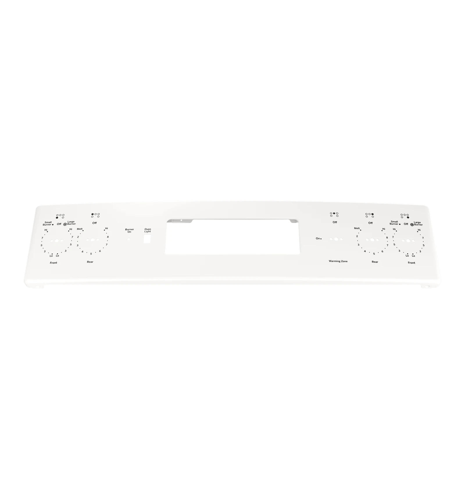 Control Panel Trim Assembly White