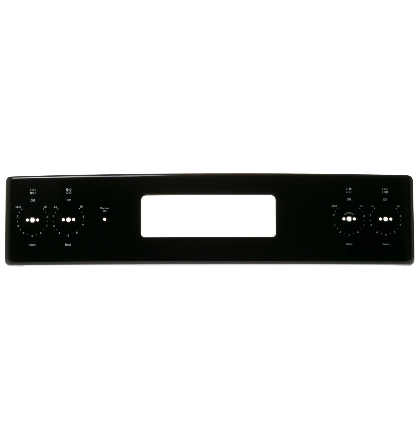 Black Control Panel Trim and Bracket