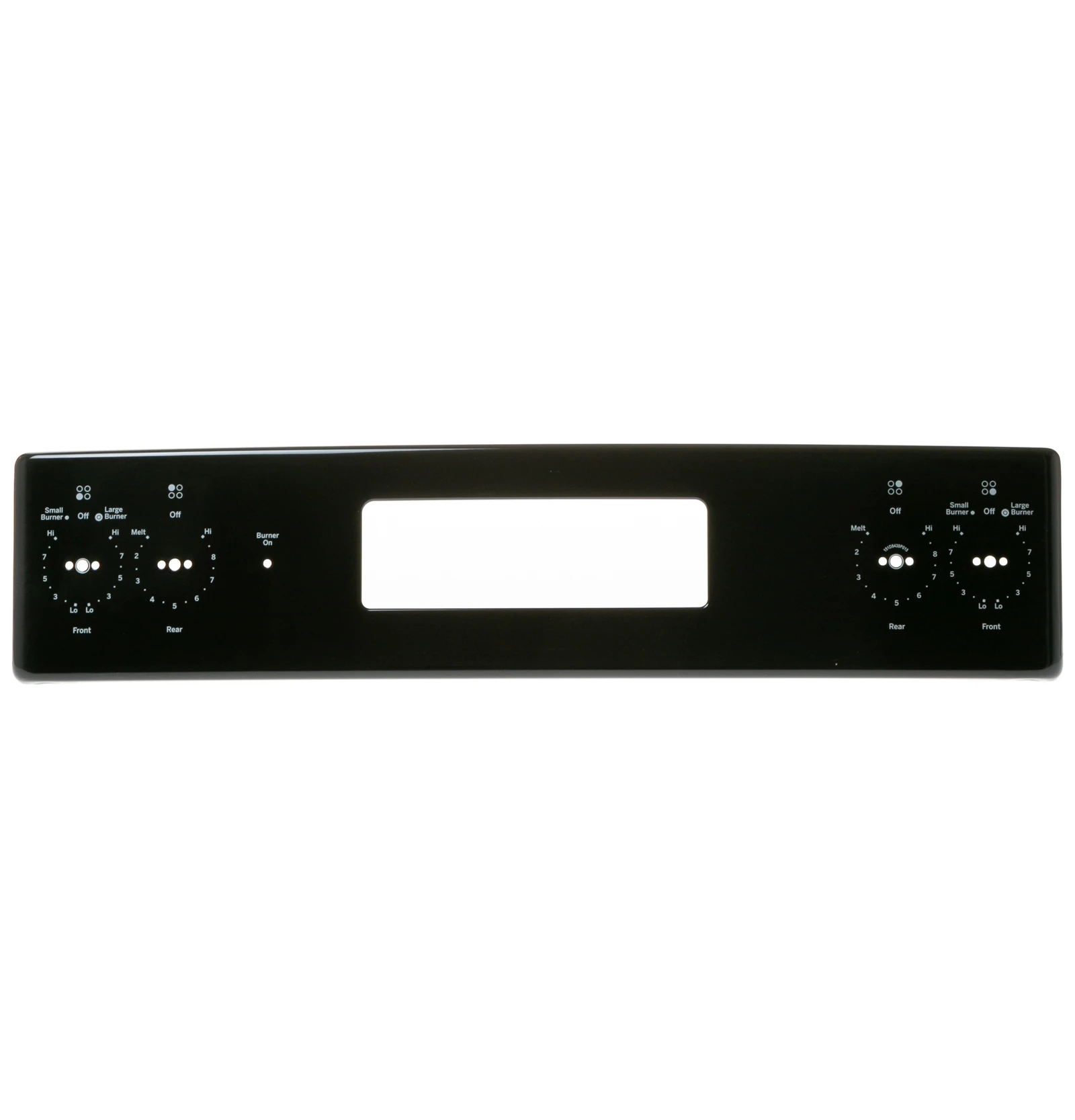Black Control Panel Trim and Bracket