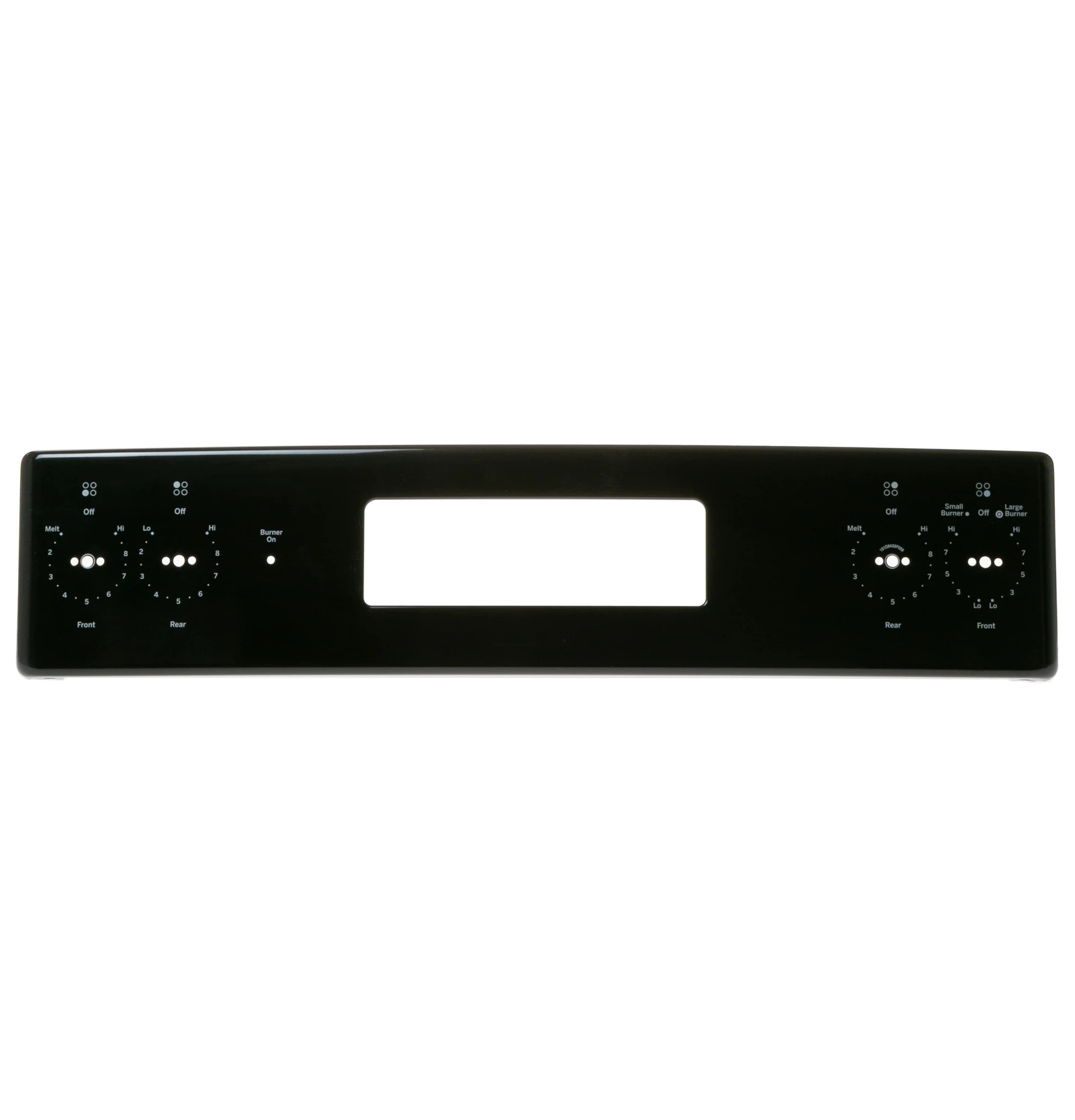 Black Control Panel Trim and Bracket