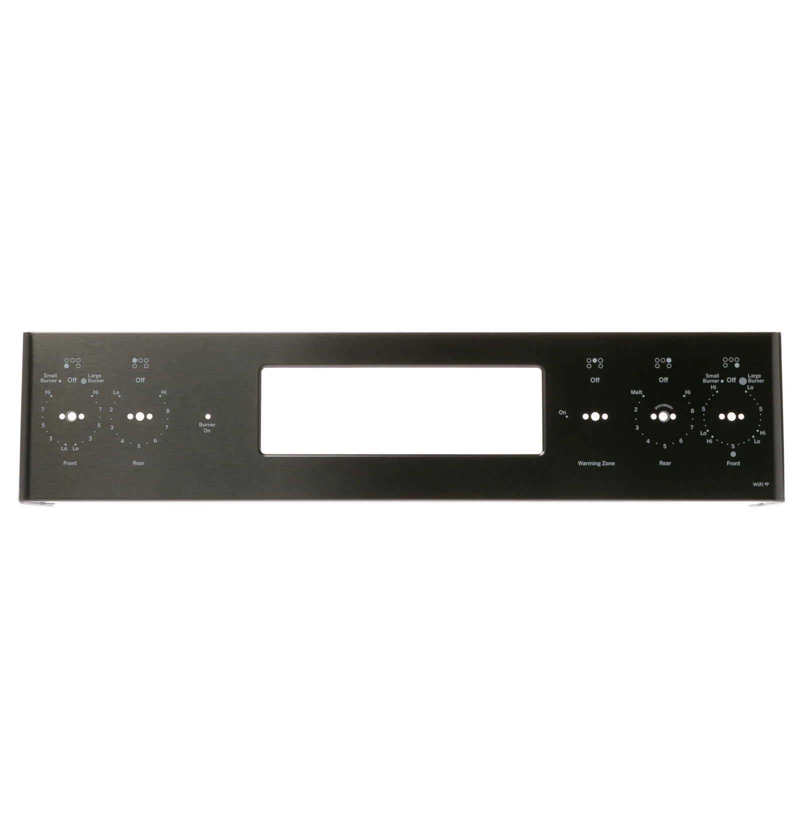 Black Stainless Control Panel