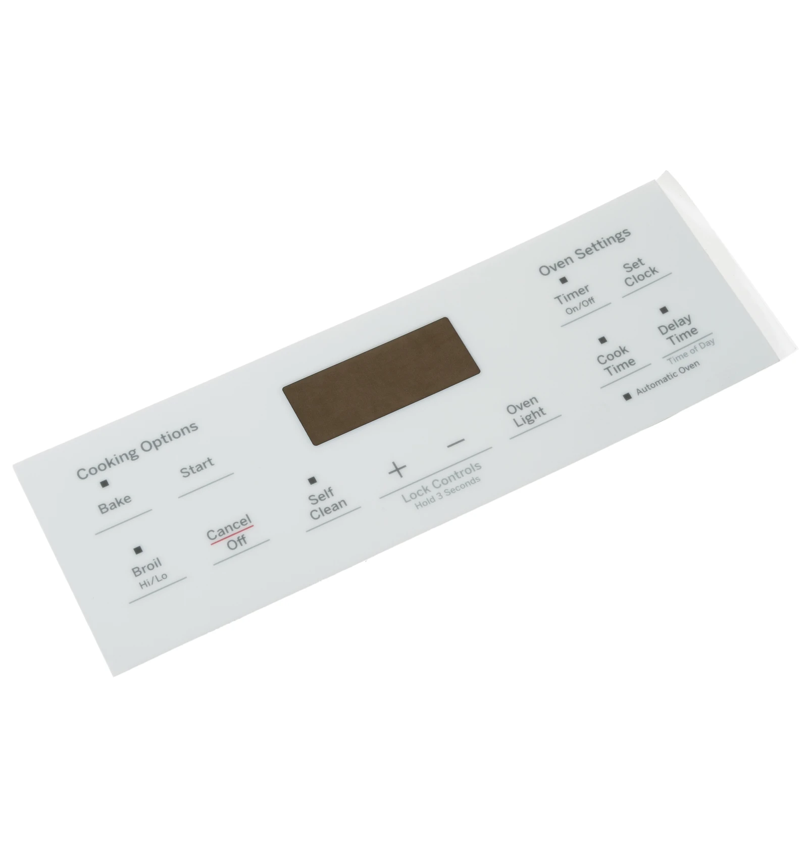 Faceplate White Graphics