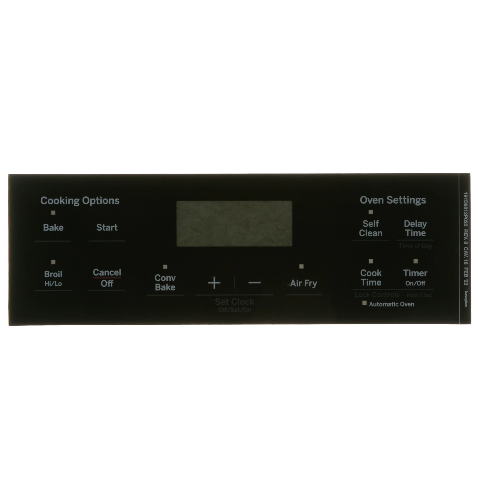 Black Faceplate Graphics