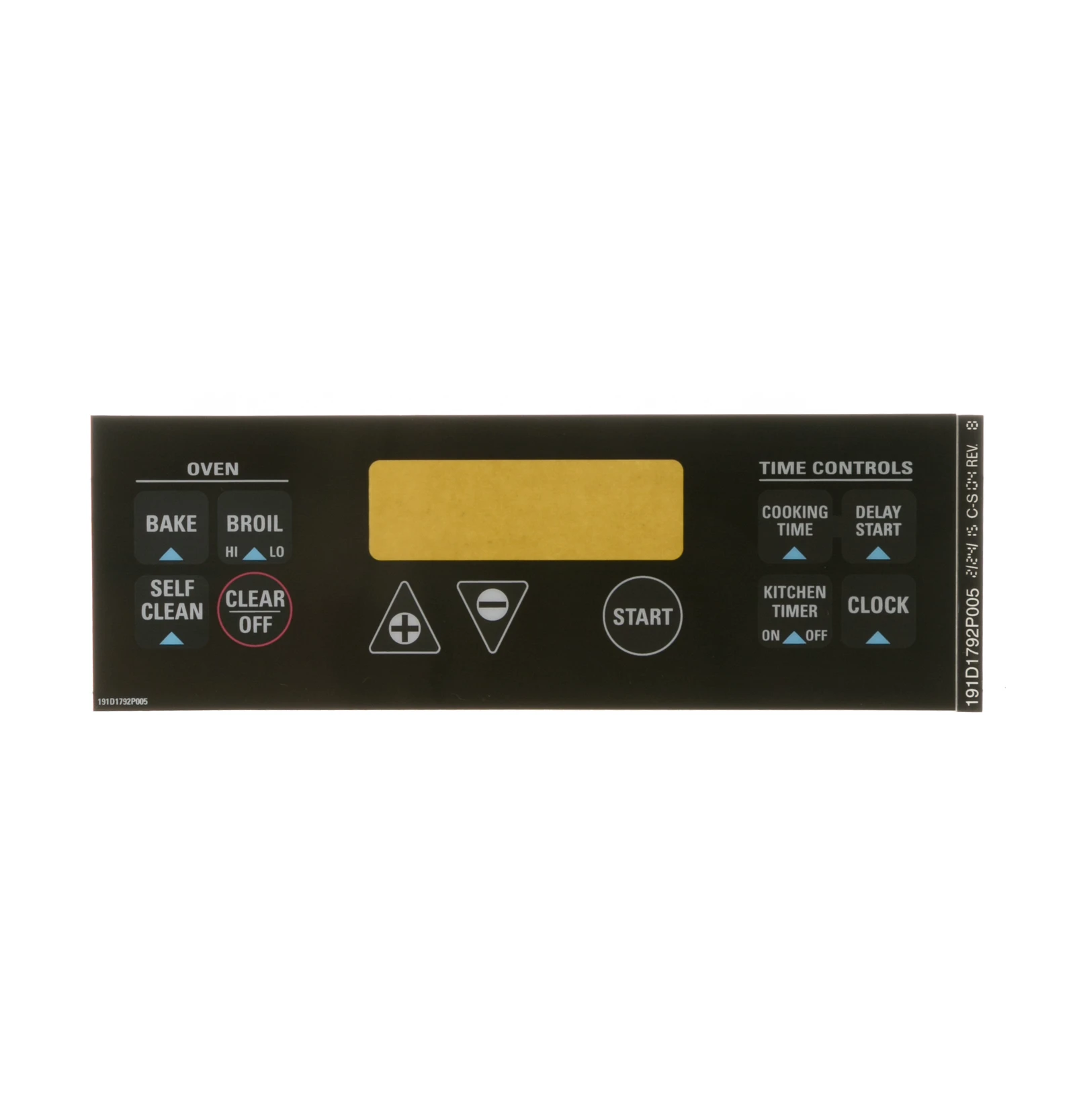 Clock Plate Black