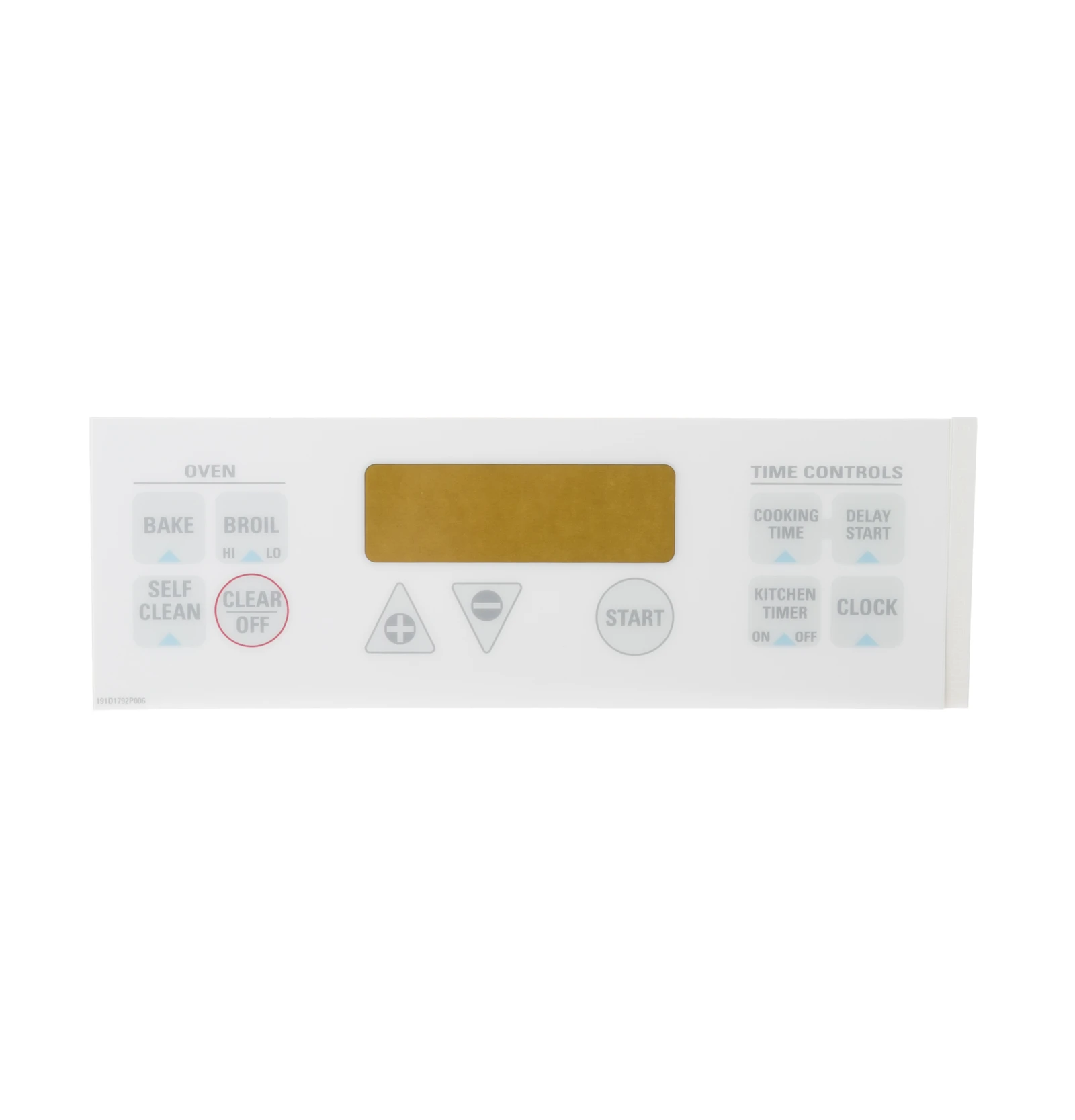 White Clock Plate