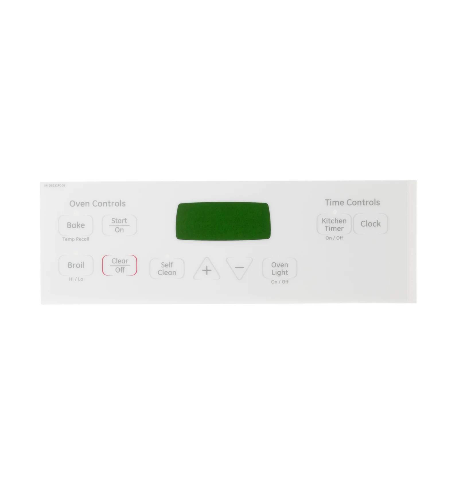 Faceplate Graphics White