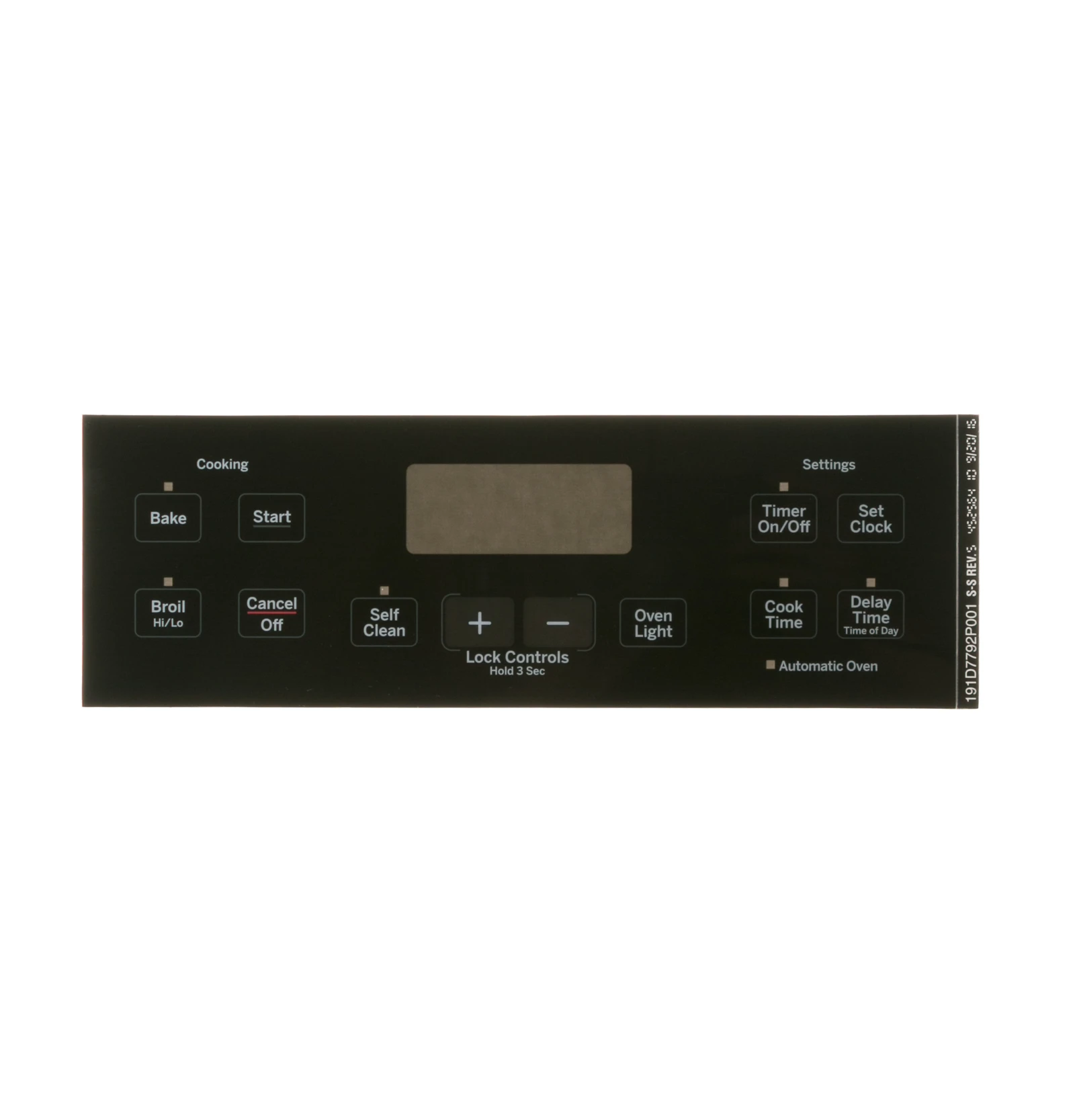 Black Faceplate Graphics