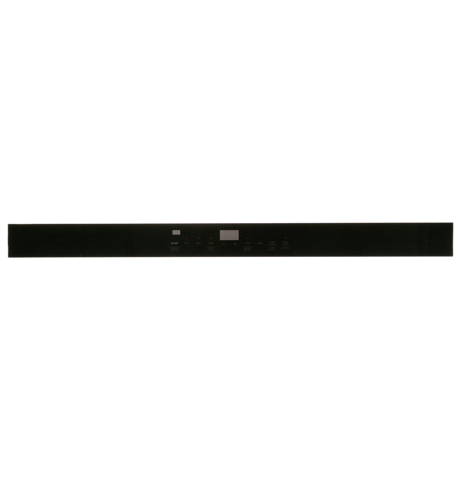 Black Stainless User Interface Touch Glass