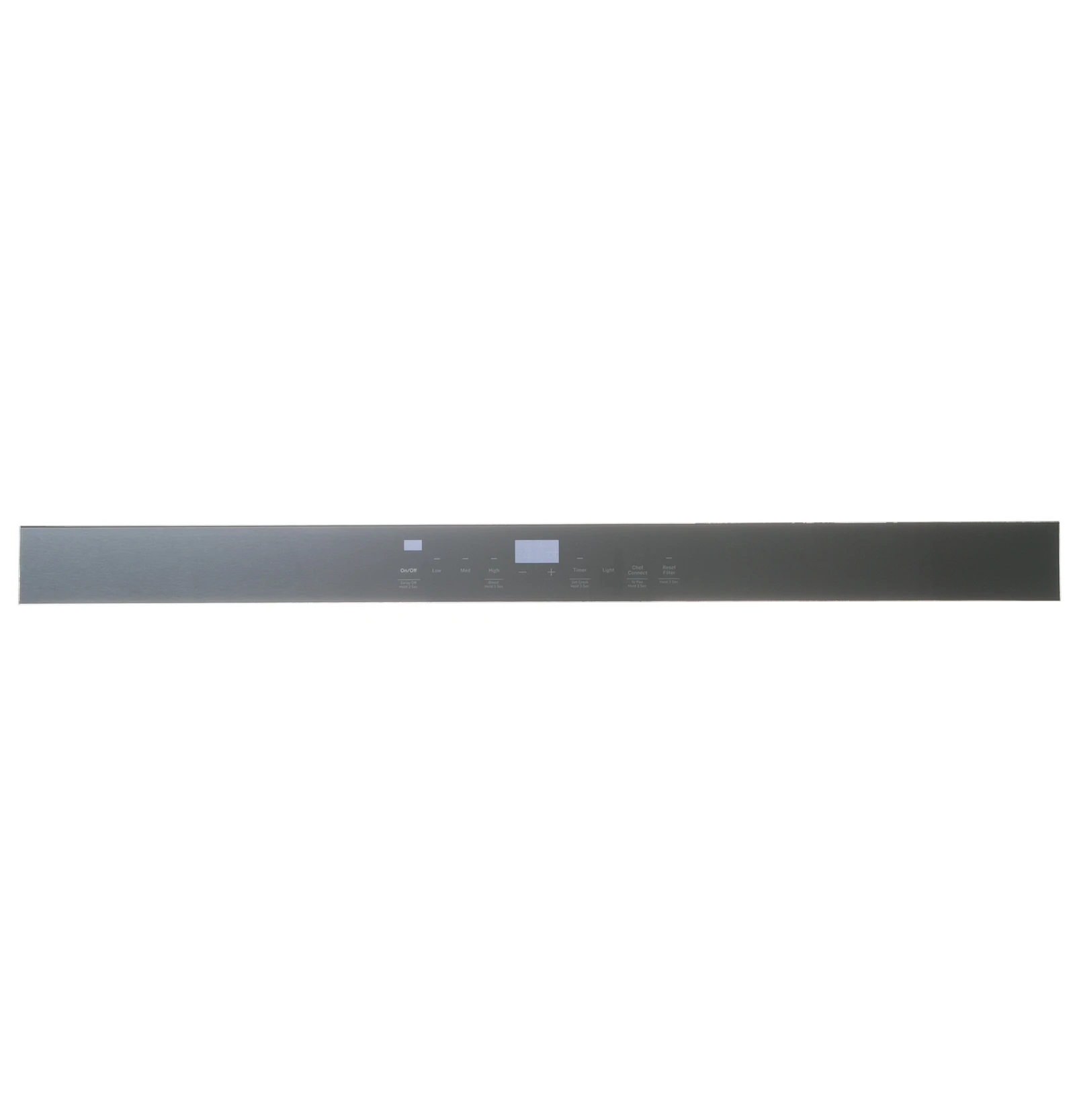 Hood Black Stainless User Interface Touch Glass