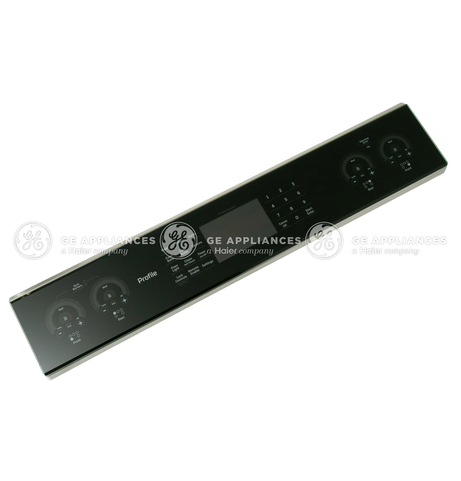 Black Stainless Control Panel