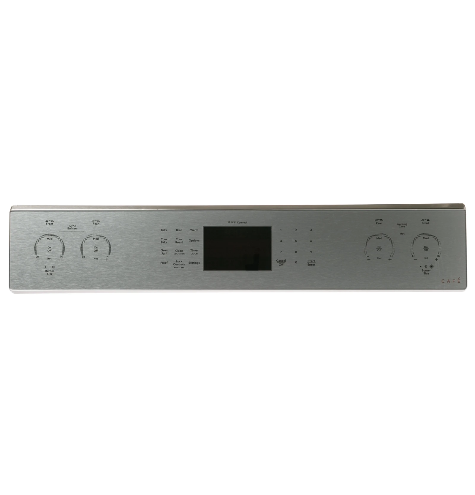 Stainless Steel Control Panel Overlay
