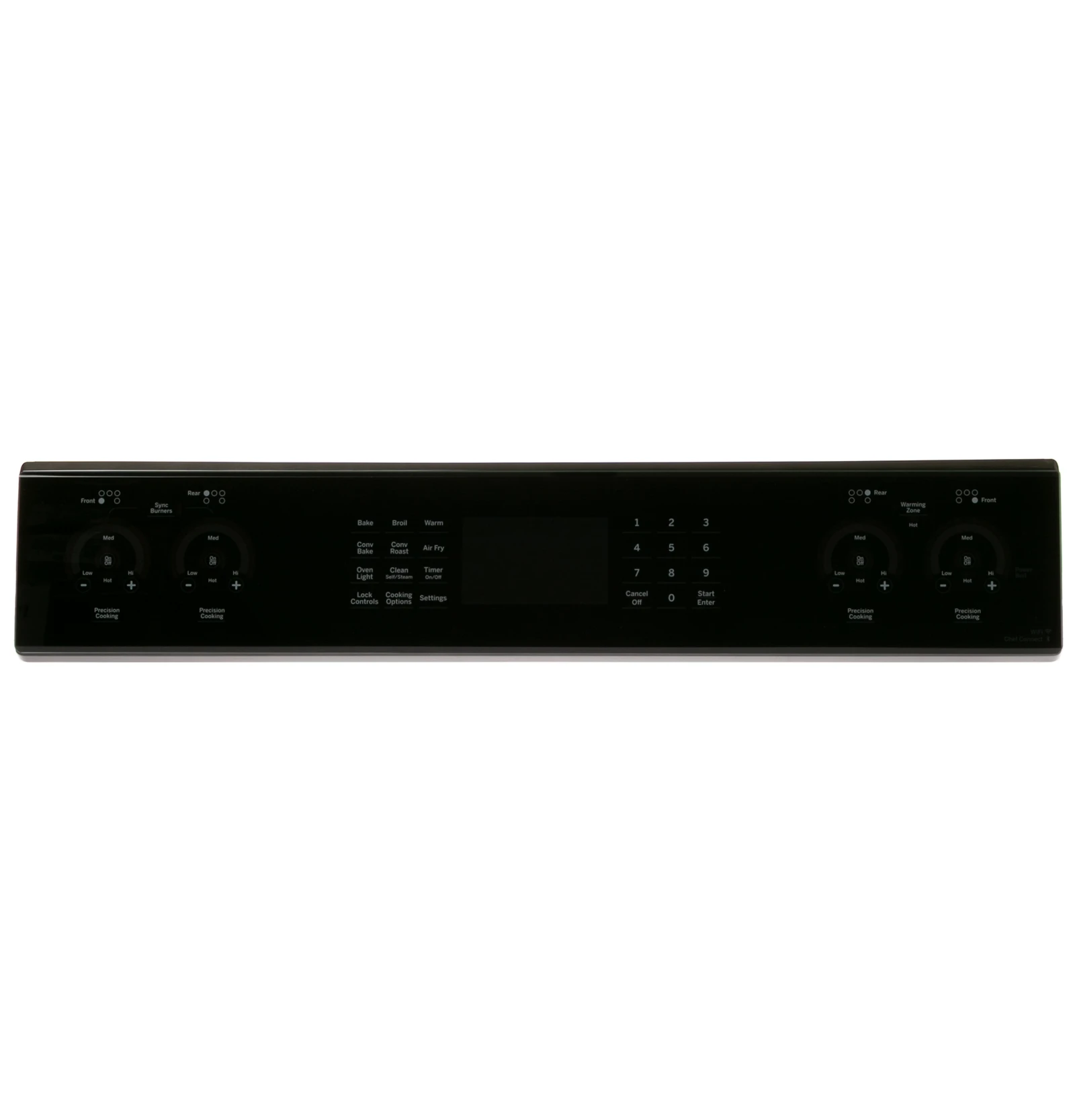Black Stainless Control Panel