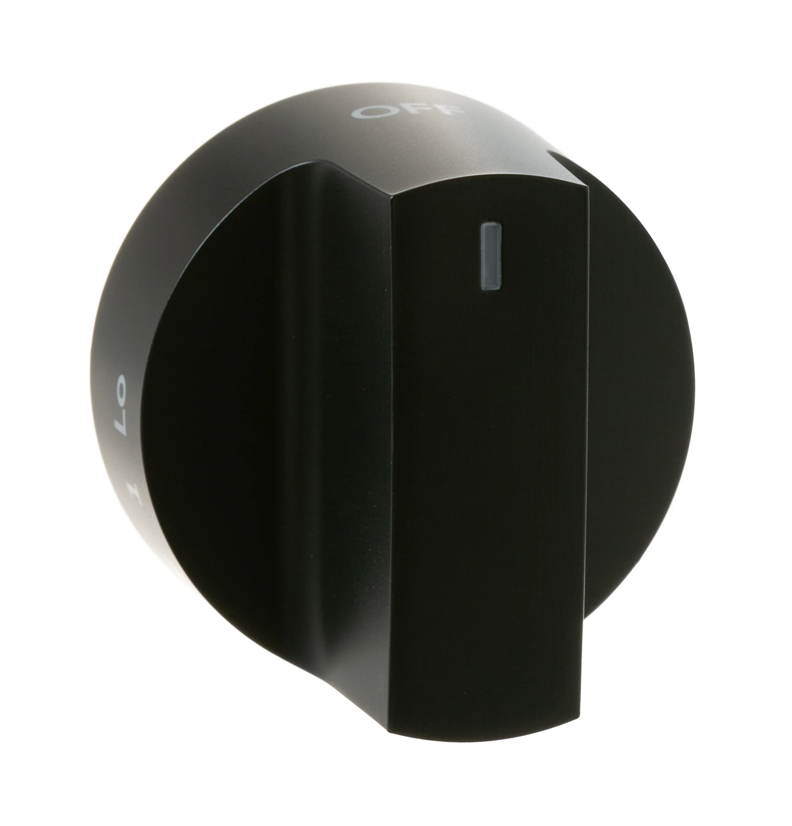 Flat Black Knob Burner