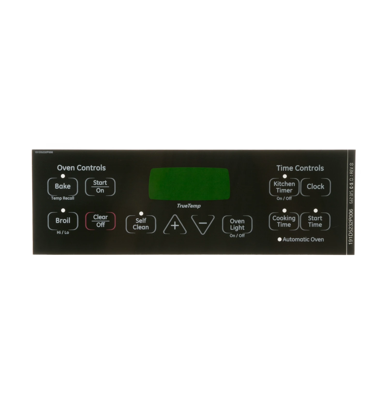 Faceplate Graphics Black