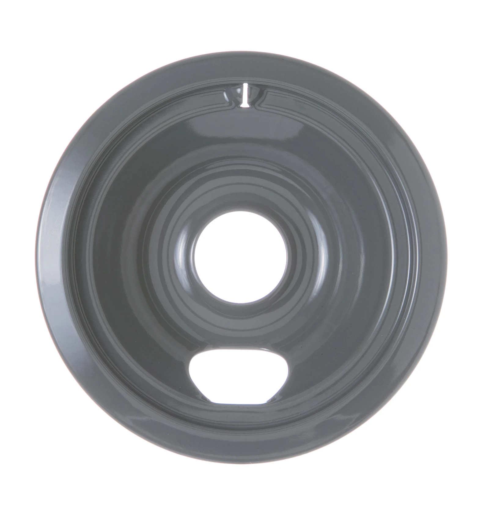 6" Gray Drip Bowl