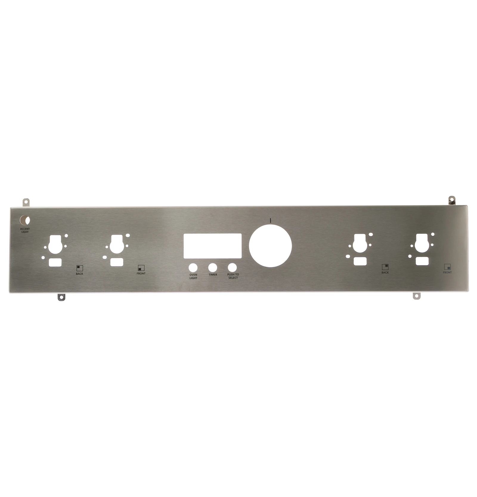 30" Stainless Control Panel