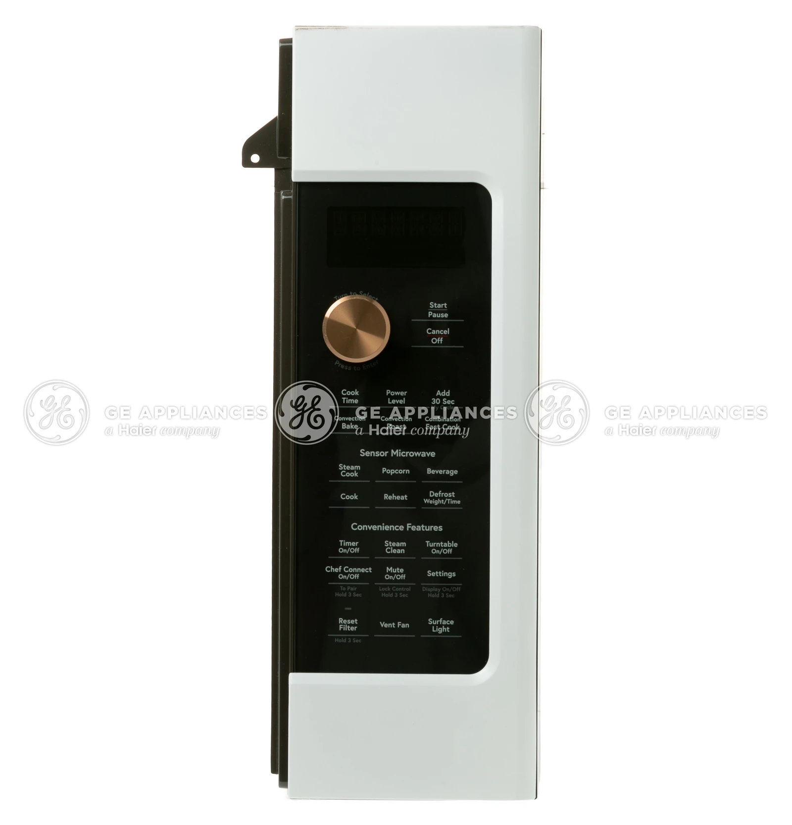 Black Stainless Control Panel