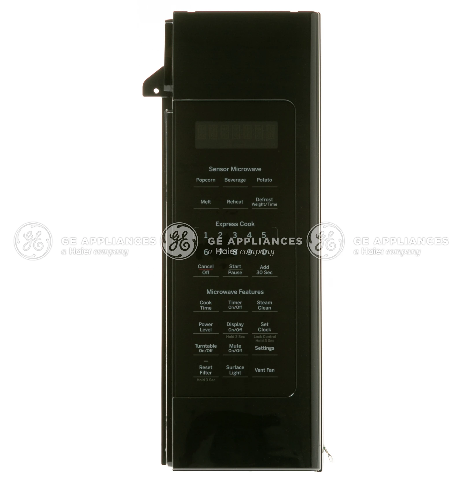 White Control Panel Black