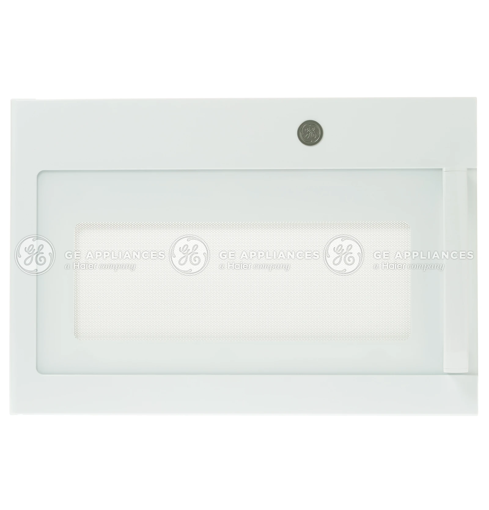 White Door with Flat Logo