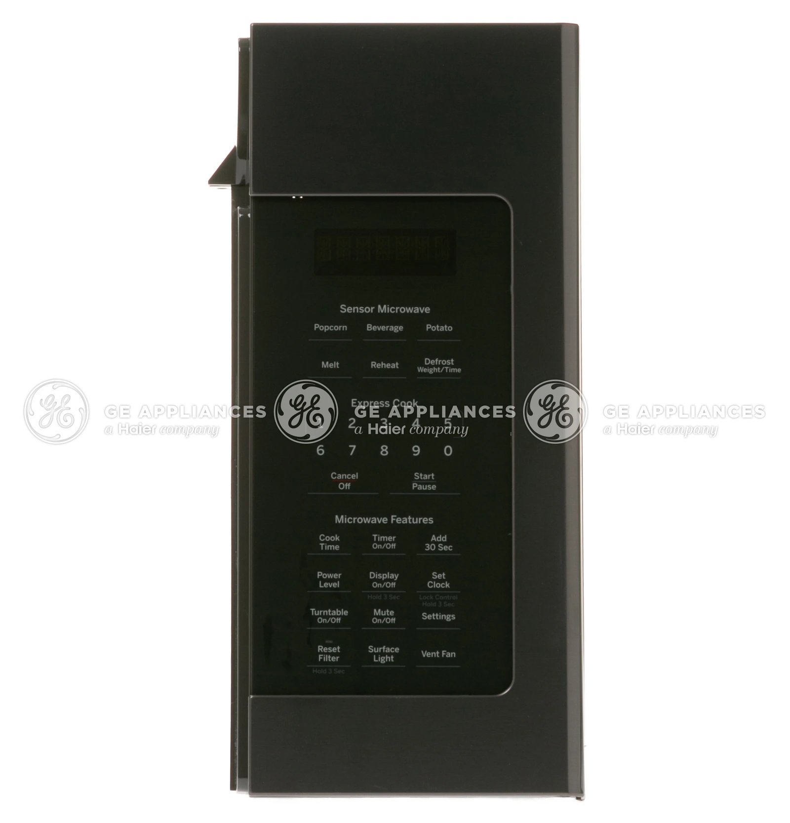 Black Stainless Control Panel