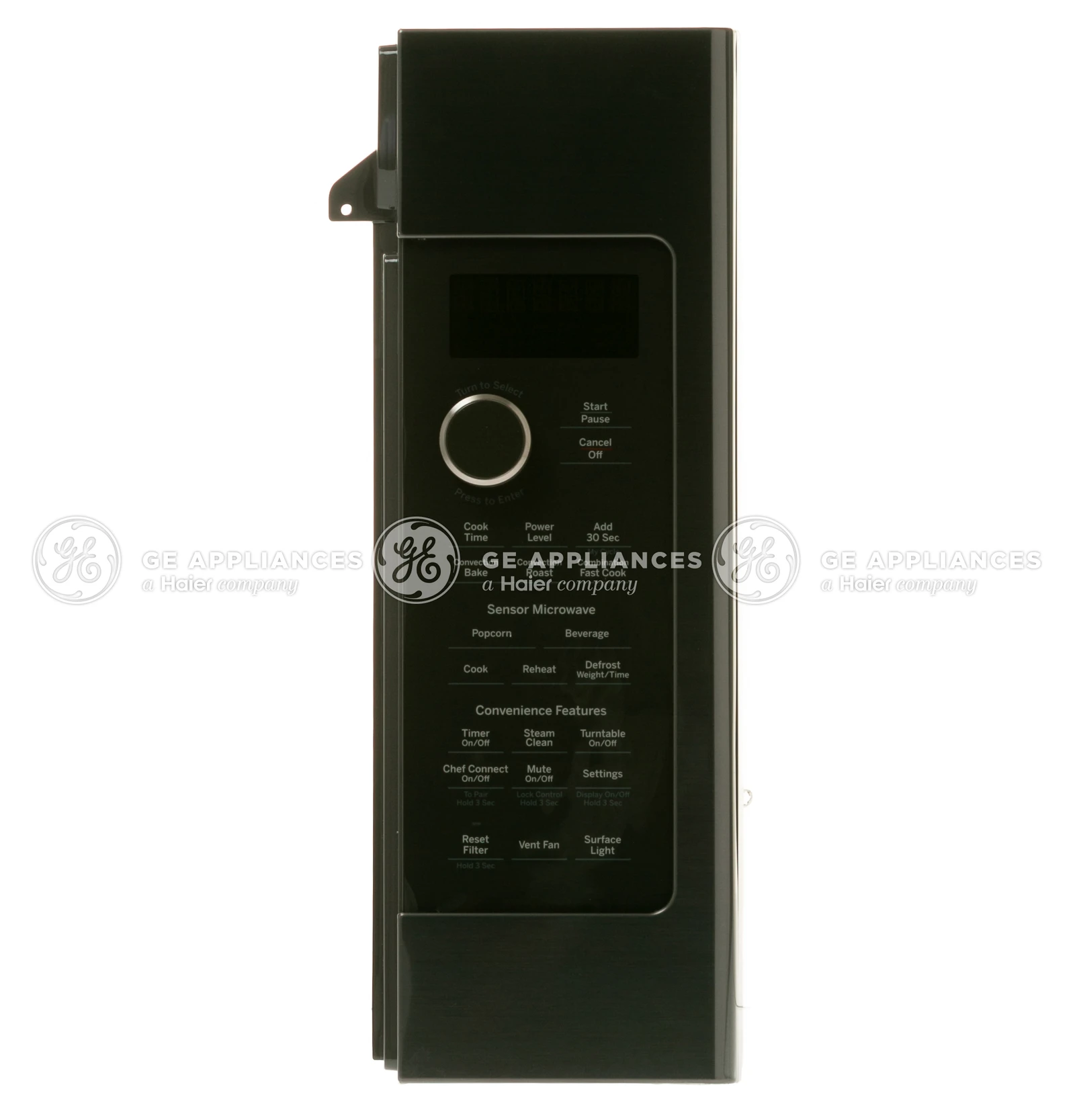 Black Stainless Control Panel