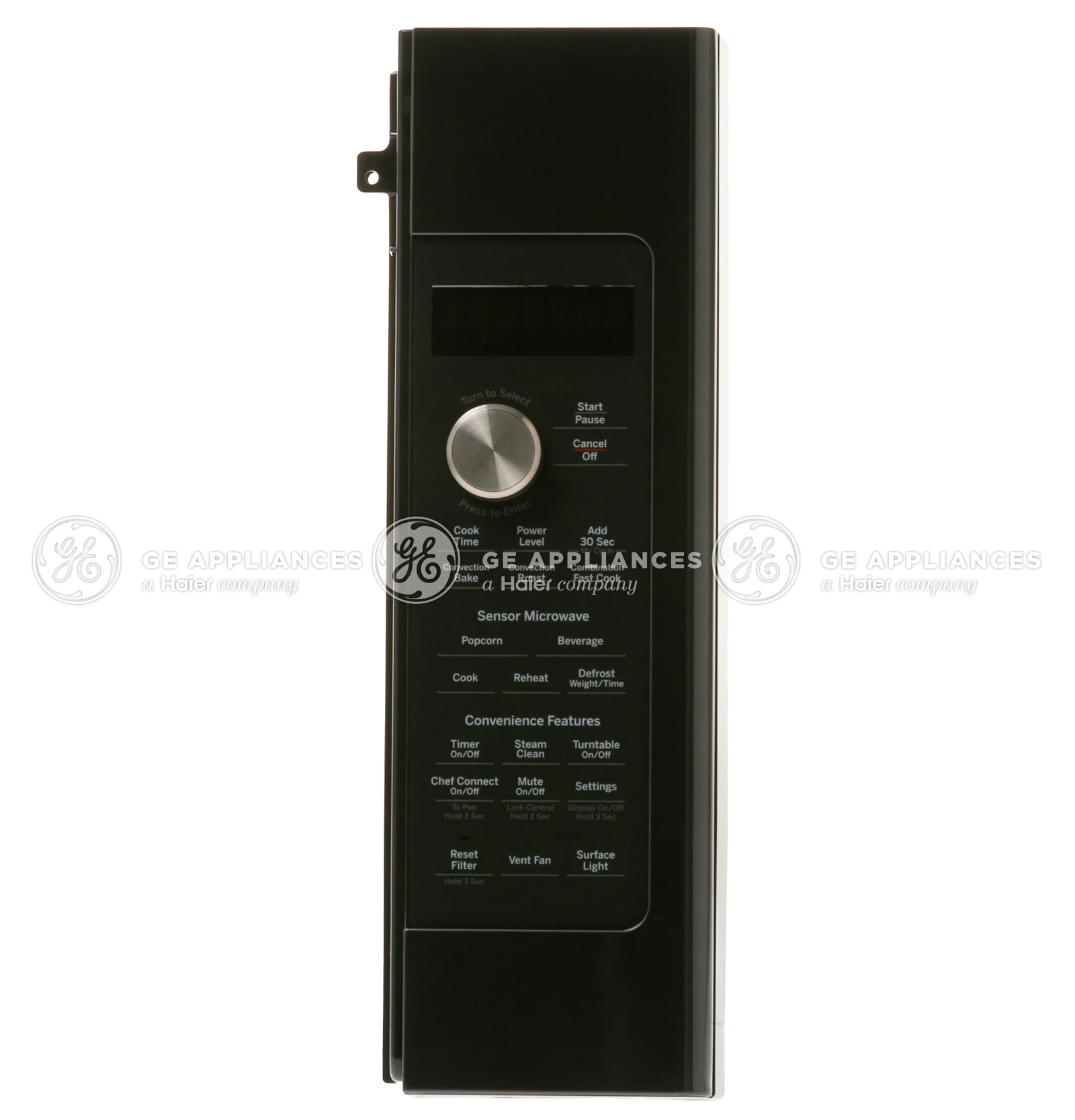 Black Stainless Control Panel