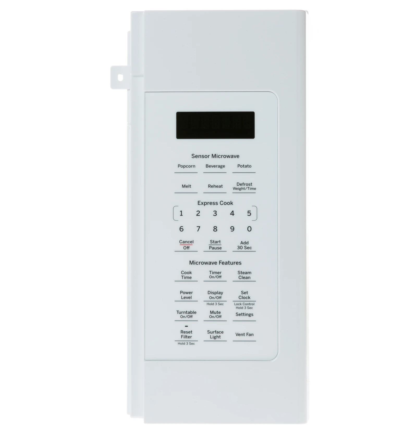 White Control Panel