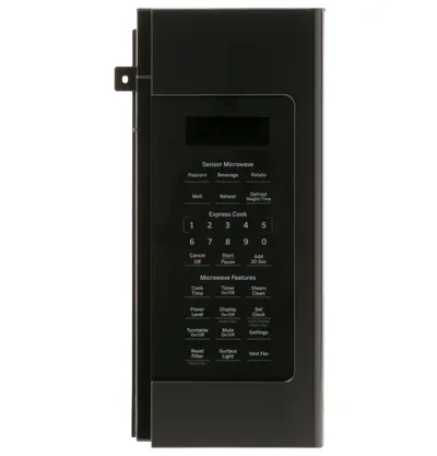 Black Stainless Control Panel