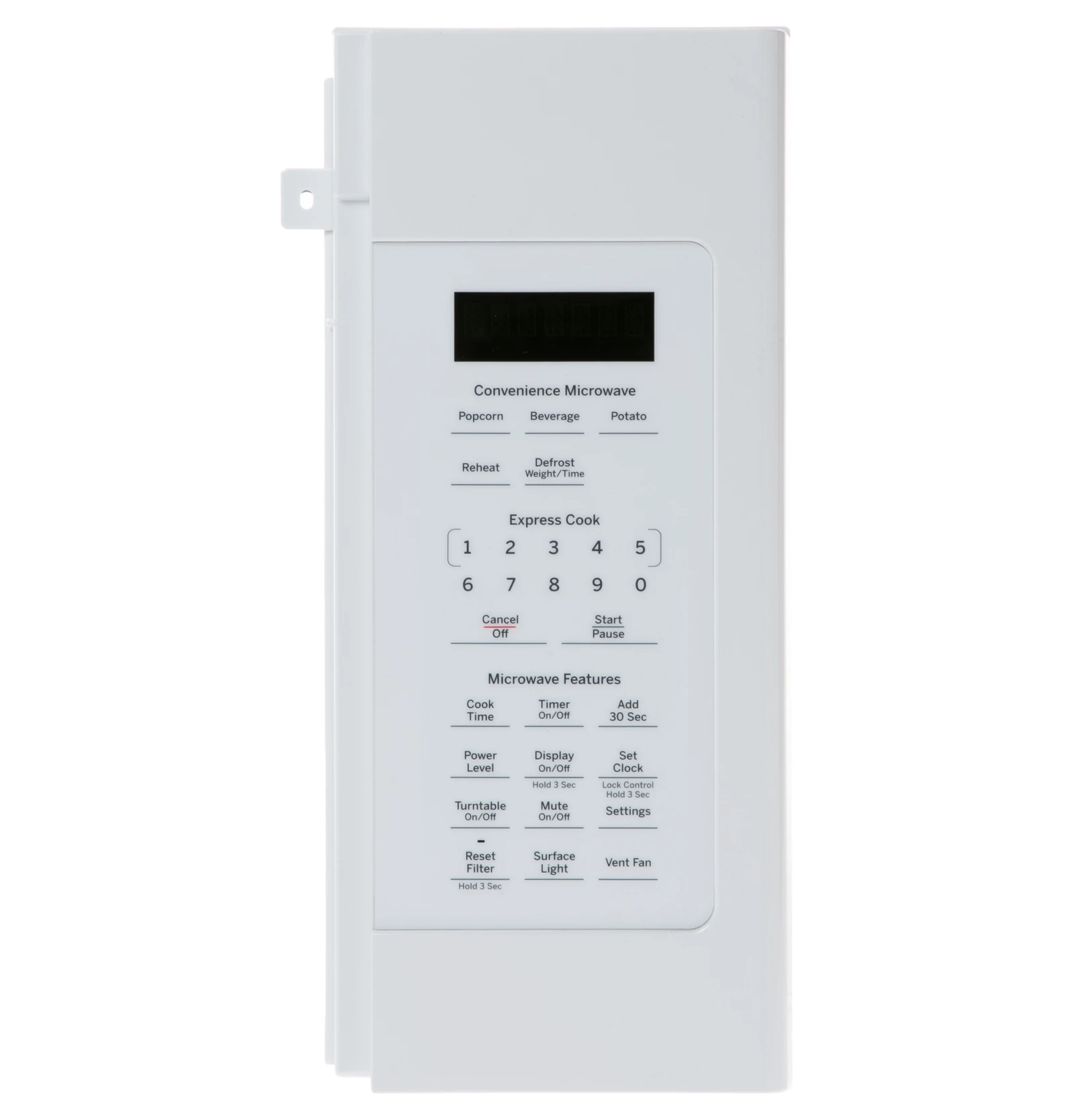 White Control Panel