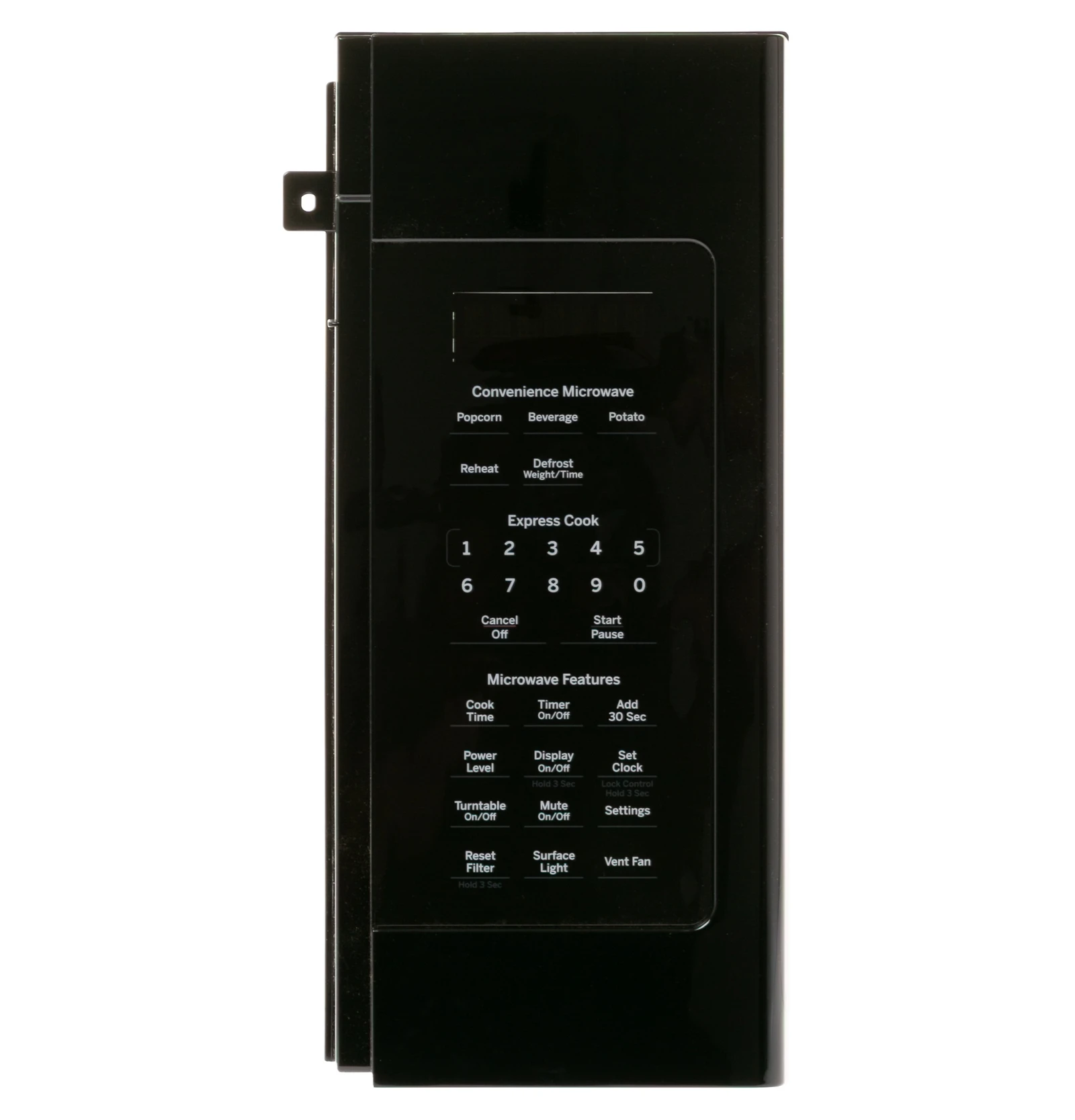 Black Control Panel
