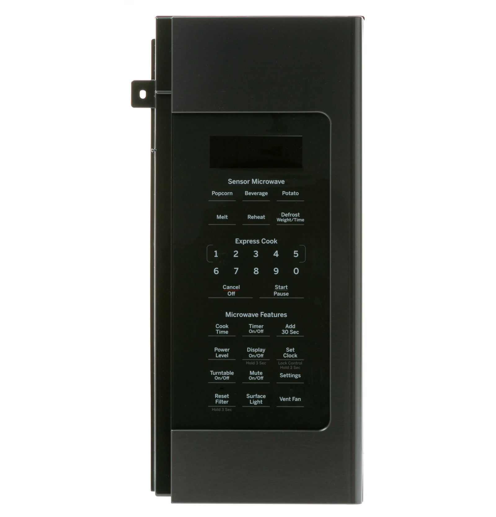 Black Stainless Control Panel