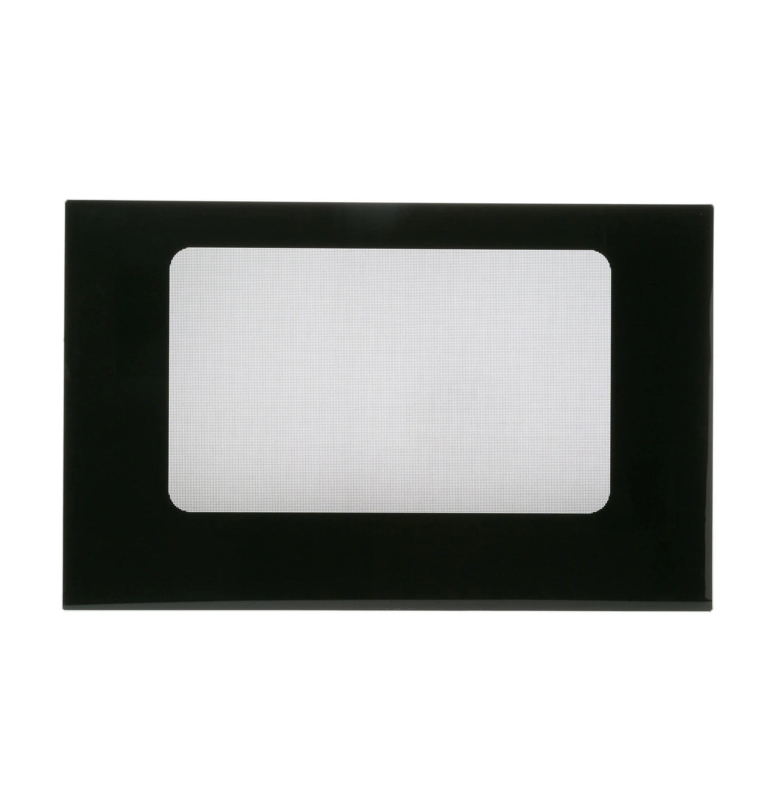 Black Glass Door