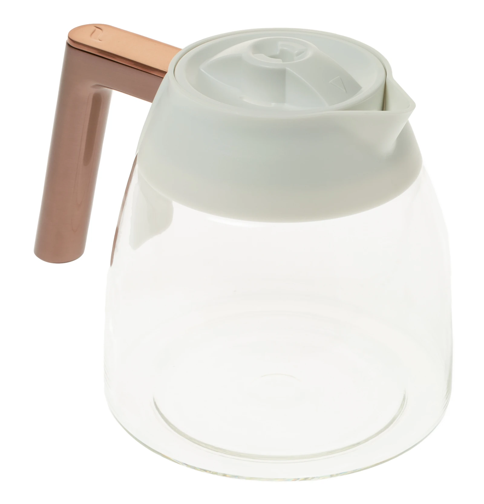 Carafe Matte White Glass with Lid